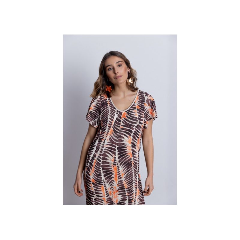 PLUMAS - VESTIDO M/C